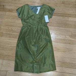 JCrew Alexa Dress in silk taffeta